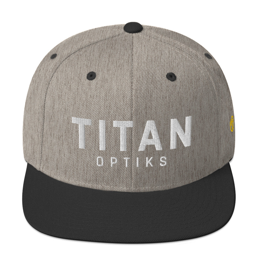 Titan Text Snapback Hat